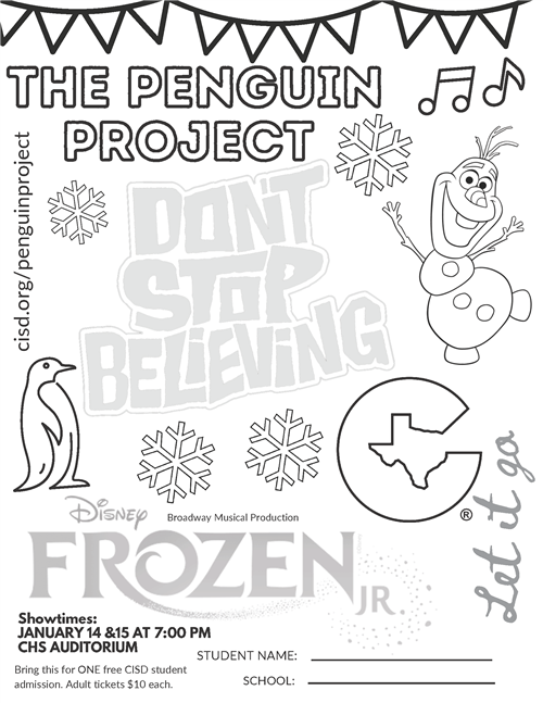 penguin coloring sheets
